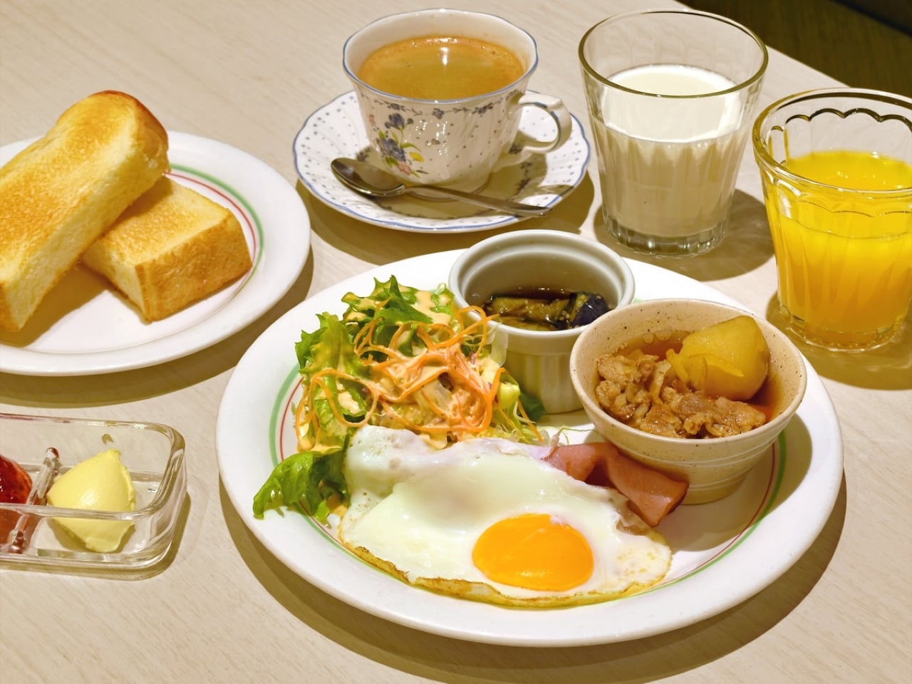 朝食真心をこめた洋定食